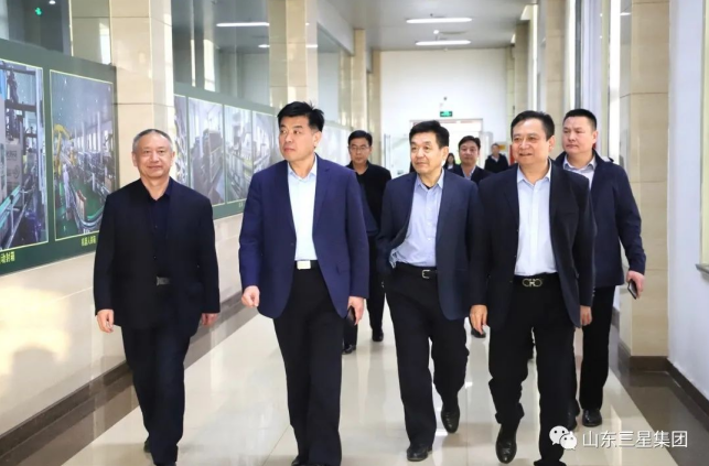 鄒平市副市長、市公安局黨委書記、局長張曰海一行到山東三星集團參觀調(diào)研